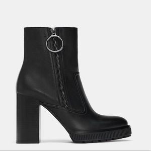 *ZARA* Woman Platform High Heel Ankle Boots
